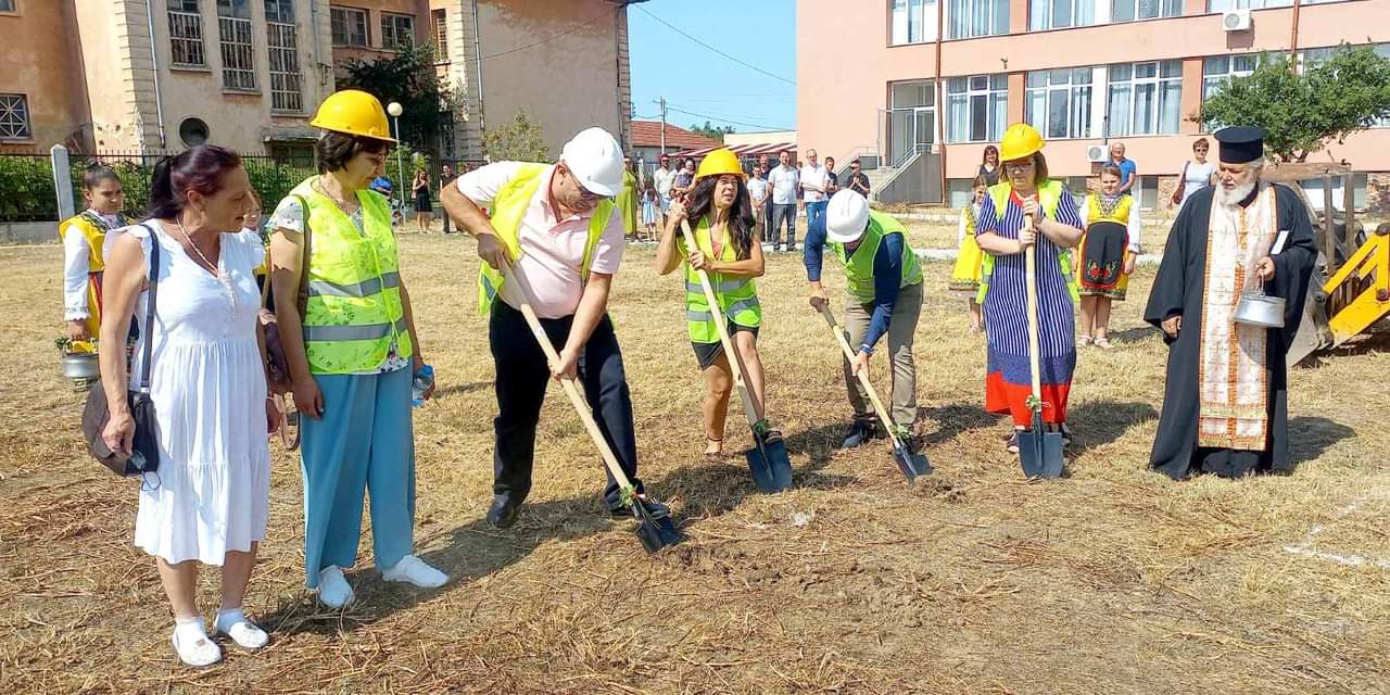 Започна изграждането на новият физкултурен салон към СУ "Христо Ботев" в гр. Съединение